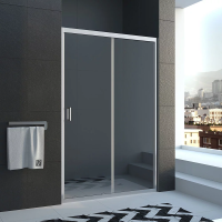 Душевая дверь раздвижная VN40-130-01-C1 1300x1850 Цвет профиля Хром Стекло Прозрачное Veconi