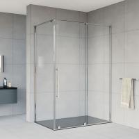 Душевой уголок, прямоугольный Arno VSR-1A1015CL 1500х1000х2000 цвет хром стекло прозрачное Vincea