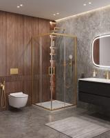 Душевой уголок, квадратный MOLVENO-A-2-90-C-BORO-IV 900x900x1950 Cezares