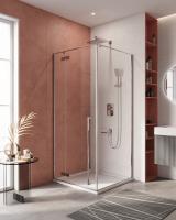 Душевой уголок, квадратный LINER-A-1-100-C-Cr-L 1000x1000x1950 Cezares