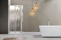 Душевой уголок, прямоугольный VSR-1G9090CH 900х900х1900 профиль хром стекло шиншилла VINCEA