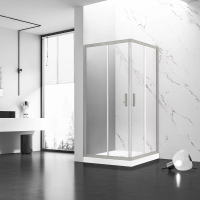 Душевой угол раздвижной прямоугольный RV83-12080-01-C5 1200x800x1950 Цвет профиля Никель брашинг Стекло Прозрачное Veconi