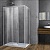 Душевая уголок прямоугольный Soft VSR-3SO8014CL 1400х800x1950 цвет хром стекло прозрачное Vincea